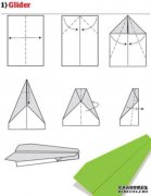 战斗机折纸方法A4纸可折叠MiG 29折纸飞机图形教程